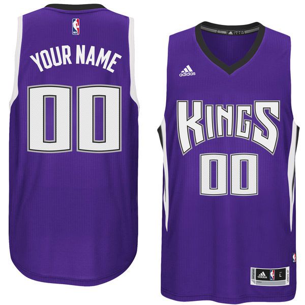 Men Sacramento Kings Adidas Purple Custom Swingman Road NBA Jersey->customized nba jersey->Custom Jersey